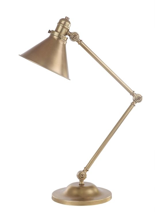 Provence 1-Light Table Lamp Aged Brass