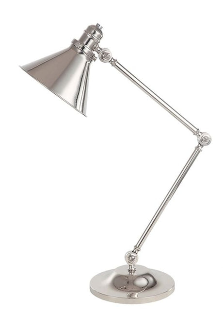 Provence 1-Light Table Lamp Polished Nickel