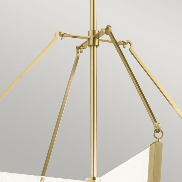 Quintiesse Calters Large LED Foyer Pendant - Champagne Gold 