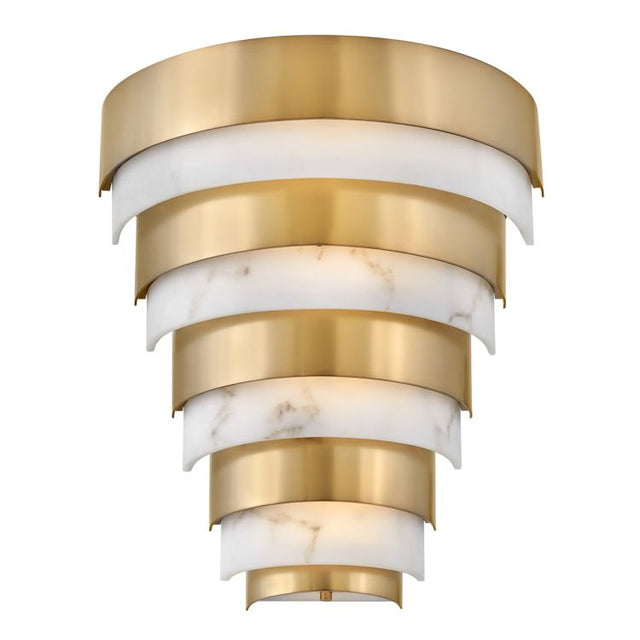 Quintiesse Echelon LED Wall Light  - Heritage Brass