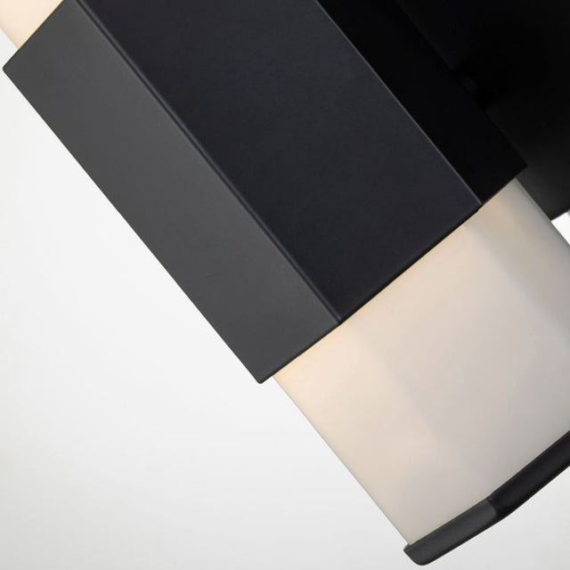 Quintiesse Facet Single LED Wall Light  - Matte Black