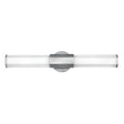 Quintiesse Facet Dual LED Wall Light  - Polished Chrome