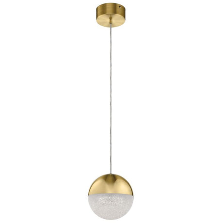 Quintiesse Moonlit LED Mini Pendant   - Champagne Gold 