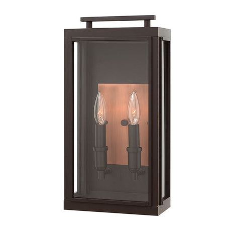 Quintiesse Sutcliffe 2Lt  Outdoor Wall Lantern - Oil Rubbed Bronze