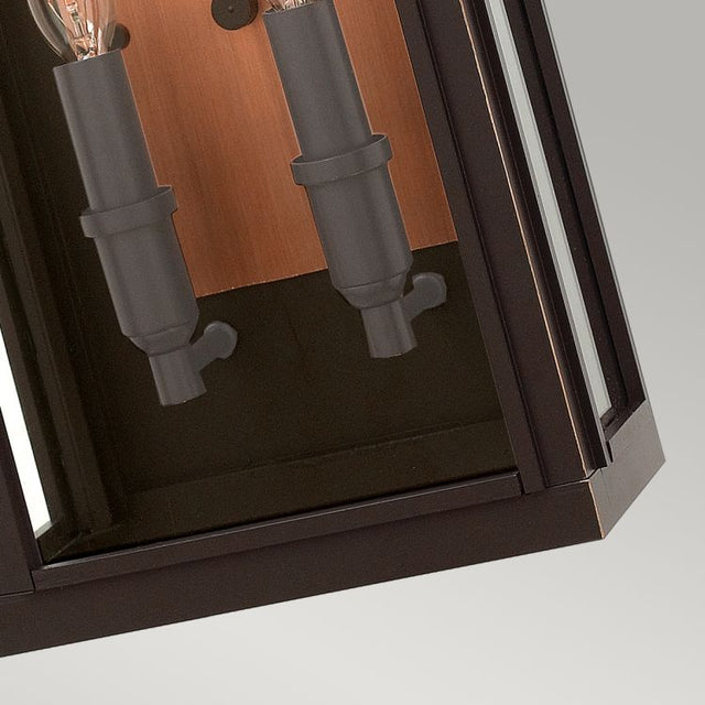 Quintiesse Sutcliffe 2Lt  Outdoor Wall Lantern - Oil Rubbed Bronze