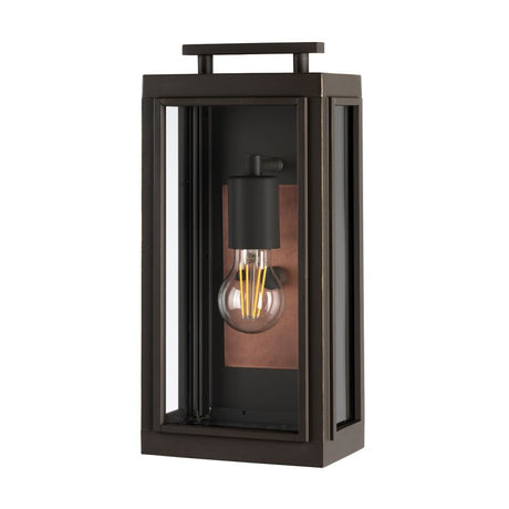Quintiesse Sutcliffe 1Lt  Outdoor Wall Lantern - Oil Rubbed Bronze