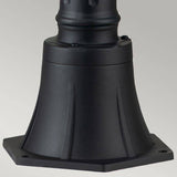 Quintiesse Alford Place 2Lt Pillar Lantern  - Museum Black - Comet Lighting