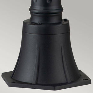 Quintiesse Alford Place 2Lt Pillar Lantern - Museum Black - Comet Lighting