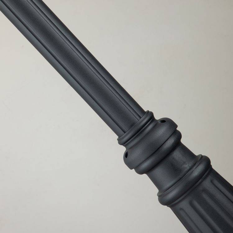 Quintiesse Alford Place 4Lt Lamp Post - Museum Black - Comet Lighting