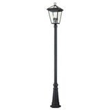 Quintiesse Alford Place 4Lt Lamp Post - Museum Black - Comet Lighting