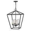 Quintiesse Alford Place 4Lt Outdoor Pendant  - Museum Black - Comet Lighting