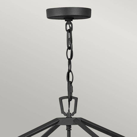 Quintiesse Alford Place 4Lt Outdoor Pendant  - Museum Black - Comet Lighting