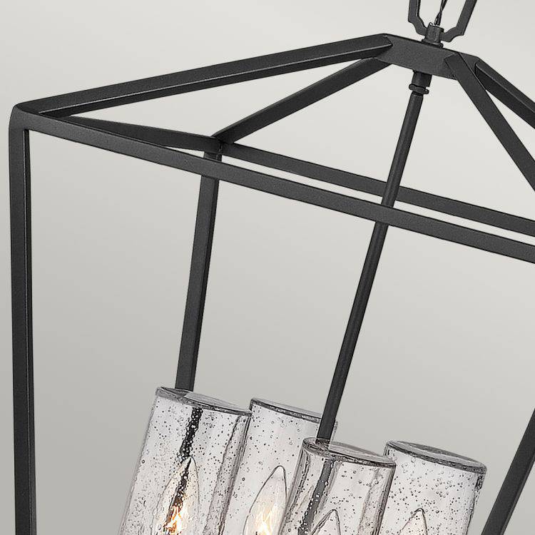 Quintiesse Alford Place 4Lt Outdoor Pendant  - Museum Black - Comet Lighting