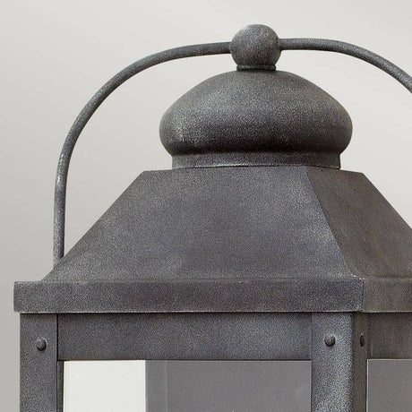 Quintiesse Anchorage 2Lt  Outdoor Wall Lantern - Aged Zinc - Comet Lighting