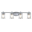 Quintiesse Ashland Bay 4Lt Wall Light - Polished Chrome - Comet Lighting