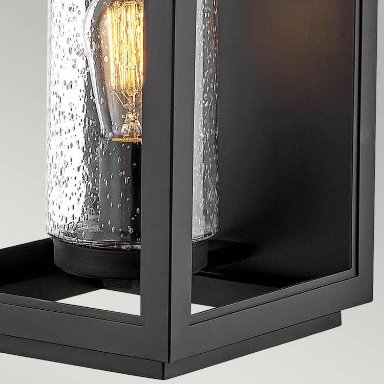 Quintiesse Atwater 1Lt Large Wall Lantern - Black - Comet Lighting