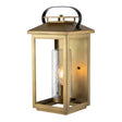 Quintiesse Atwater 1Lt Large Wall Lantern  - Painted Distressed Brass - Comet Lighting