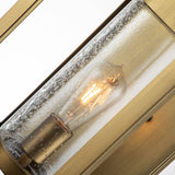 Quintiesse Atwater 1Lt Large Wall Lantern - Painted Distressed Brass - Comet Lighting