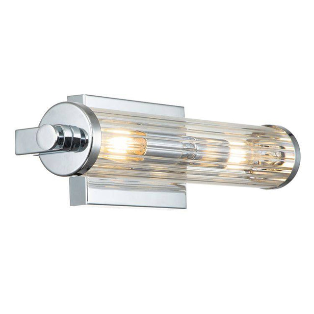 Quintiesse Azores 2Lt Wall Light  - Polished Chrome - Comet Lighting