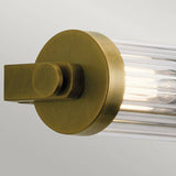 Quintiesse Azores 4Lt Wall Light - Natural Brass - Comet Lighting