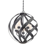 Quintiesse Blacksmith 5Lt Outdoor Chandelier - Old Black - Comet Lighting