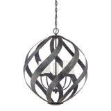 Quintiesse Blacksmith 5Lt Outdoor Chandelier - Old Black - Comet Lighting