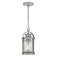 Quintiesse Booker 1Lt Small Chain Lantern  - Industrial Aluminium - Comet Lighting