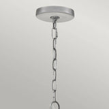 Quintiesse Booker 1Lt Small Chain Lantern  - Industrial Aluminium - Comet Lighting