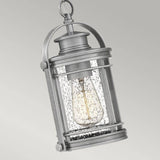 Quintiesse Booker 1Lt Small Chain Lantern  - Industrial Aluminium - Comet Lighting