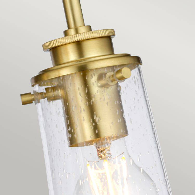 Quintiesse Braelyn 3Lt  Wall Light - Brushed Brass - Comet Lighting