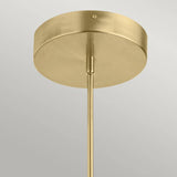 Quintiesse Calters Large LED Foyer Pendant - Champagne Gold - Comet Lighting