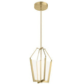 Quintiesse Calters Medium LED Pendant - Champagne Gold - Comet Lighting