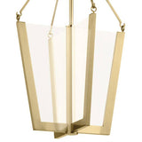 Quintiesse Calters Medium LED Pendant - Champagne Gold - Comet Lighting