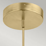 Quintiesse Calters Medium LED Pendant - Champagne Gold - Comet Lighting