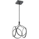 Quintiesse Ciri LED Pendant - Matte Black - Comet Lighting