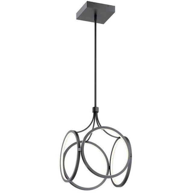 Quintiesse Ciri LED Pendant   - Matte Black - Comet Lighting