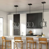 Quintiesse Ciri LED Pendant - Matte Black - Comet Lighting