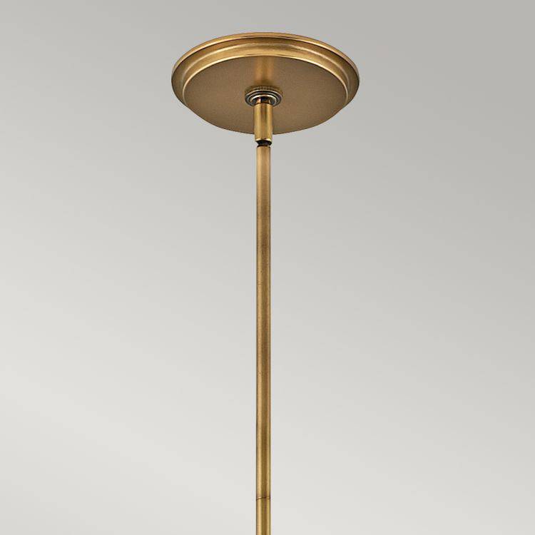 Quintiesse Echelon 4Lt Pendant   - Heritage Brass - Comet Lighting