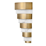 Quintiesse Echelon LED Wall Light  - Heritage Brass - Comet Lighting