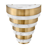 Quintiesse Echelon LED Wall Light  - Heritage Brass - Comet Lighting