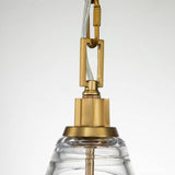 Quintiesse Elmore 1Lt Pendant   - Burnished Brass - Comet Lighting