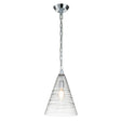 Quintiesse Elmore 1Lt Pendant   - Polished Chrome - Comet Lighting