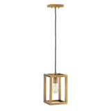 Quintiesse Ensemble 1Lt Pendant - Brushed Bronze - Comet Lighting