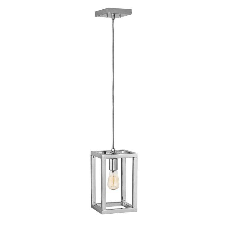 Quintiesse Ensemble 1Lt Pendant - Polished Nickel - Comet Lighting