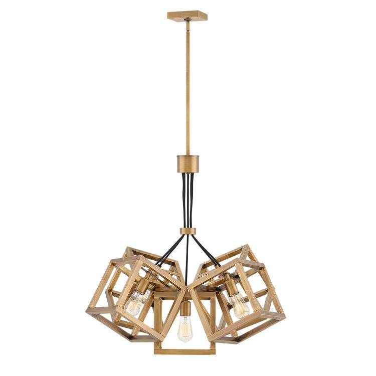 Quintiesse Ensemble 5Lt  Pendant - Brushed Bronze - Comet Lighting