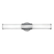 Quintiesse Facet Dual LED Wall Light  - Polished Chrome - Comet Lighting