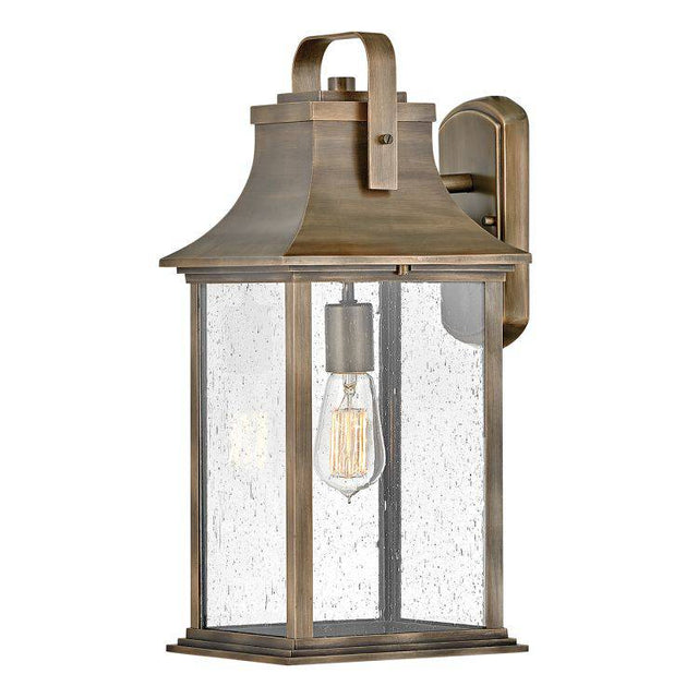 Quintiesse Grant 1Lt Large Wall Lantern  - Burnished Bronze - Comet Lighting