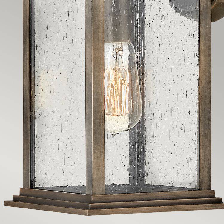 Quintiesse Grant 1Lt Medium Wall Lantern  - Burnished Bronze - Comet Lighting