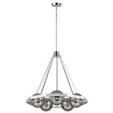 Quintiesse Harper 5Lt Chandelier - Polished Nickel - Comet Lighting