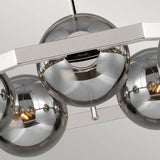 Quintiesse Harper 5Lt Chandelier - Polished Nickel - Comet Lighting